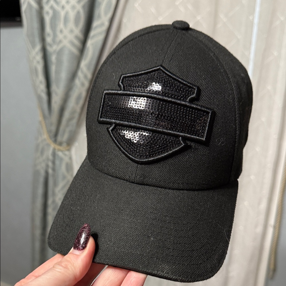 Harley-Davidson Black Sequin Logo Cap